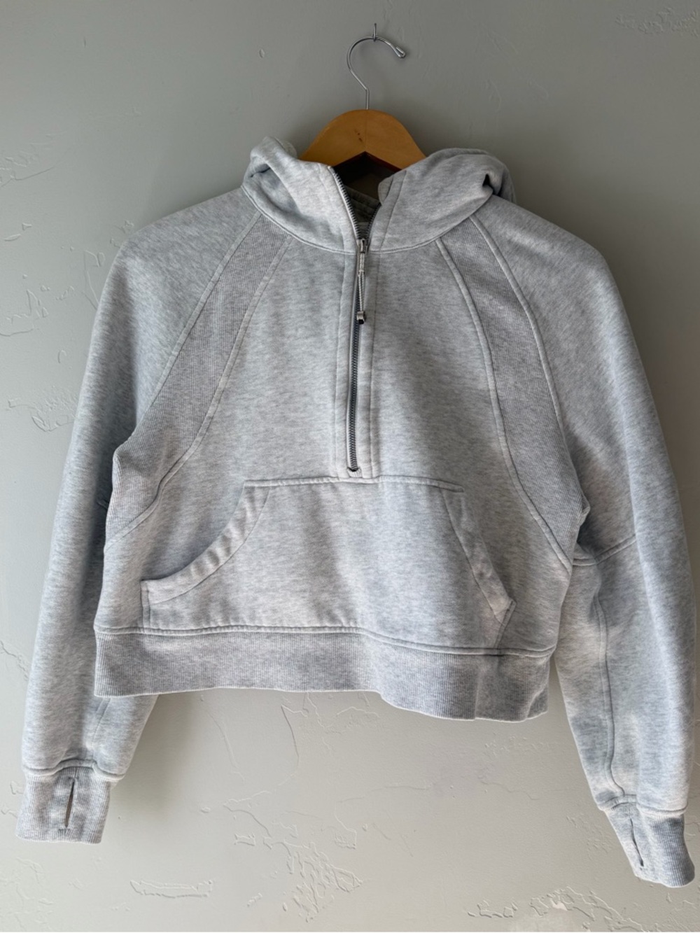 Lululemon Half-Zip Scuba Cropped Hoodie XS/S